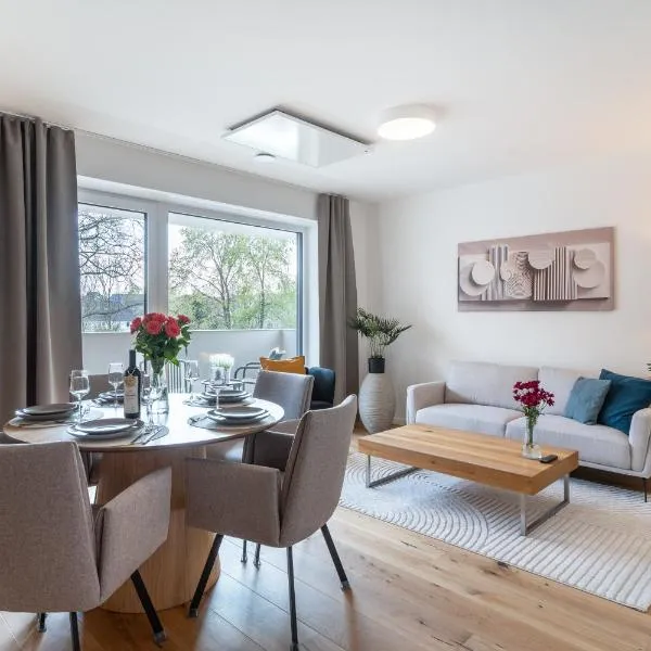 RAW Flats - Nova Suiten by BohnApartments, 2 Schlafzimmer, Balkon, hotel en Bielefeld