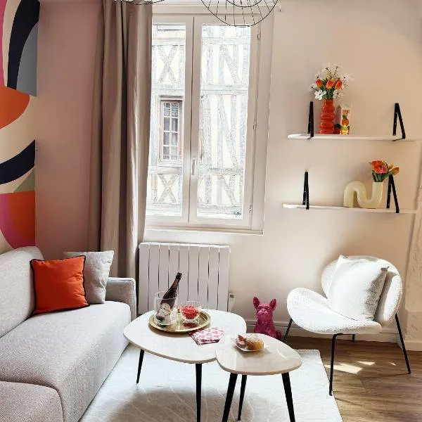 Viesnīca PopAppart Moderne & Lumineux au coeur de Rouen Ruānā