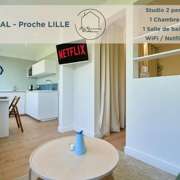 Le Nid - Parking - 15 min centre de Lille, hotel Wasquehalban