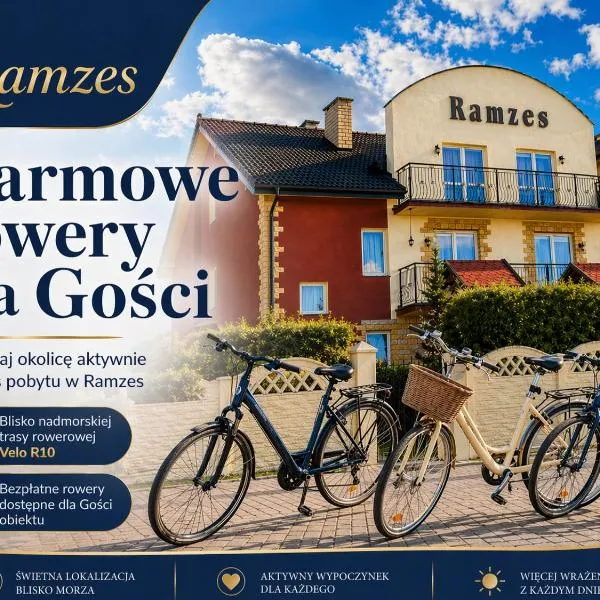 RAMZES USTKA -pokoje z balkonami,parking,rowery,Blisko do plaży，烏斯特卡的飯店