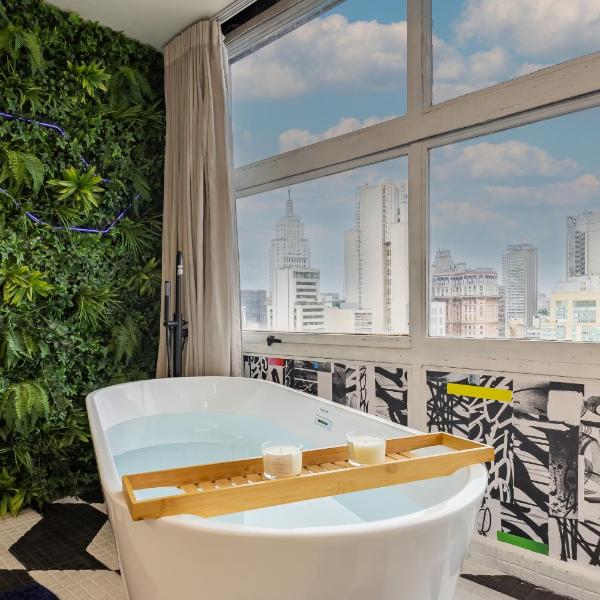 Luxo no 29° andar - Cinema Privativo e Banheira - Foto 4