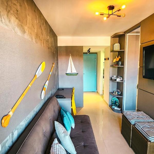 Flat Decoração Náutica c/vista Lago Paranoá - Foto 4