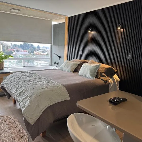Temuco Depto estudio a pasos Av Alemania y centro comerciales, hotel a Temuco
