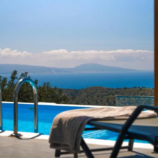 Vrachos Nature Lodges Thyme 1, Private pool, hotell i Agia Galini