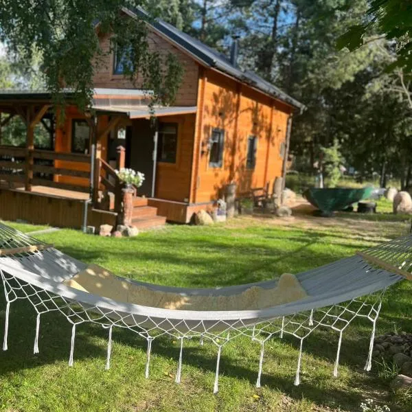 Dom nad Saskiem z jacuzzi-relaks, natura i komfort, hotel u gradu 'Linowo'