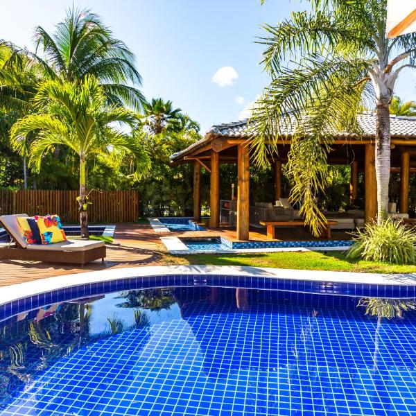 Casa de luxo pé na areia Praia do forte