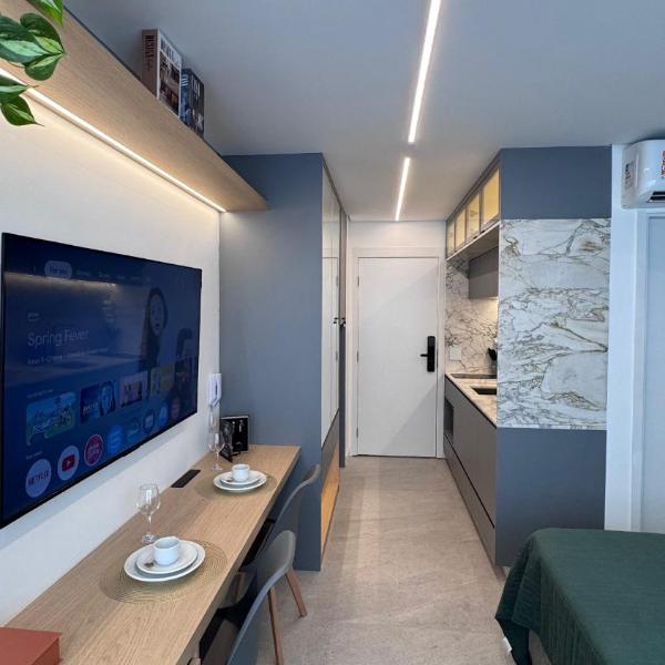 Luxury Studio Paulista Rooftop Pool 5min Metro - Foto 4