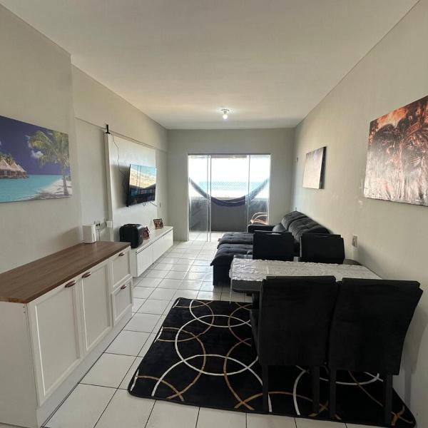 Apartamento completo com vista pra praia e mar