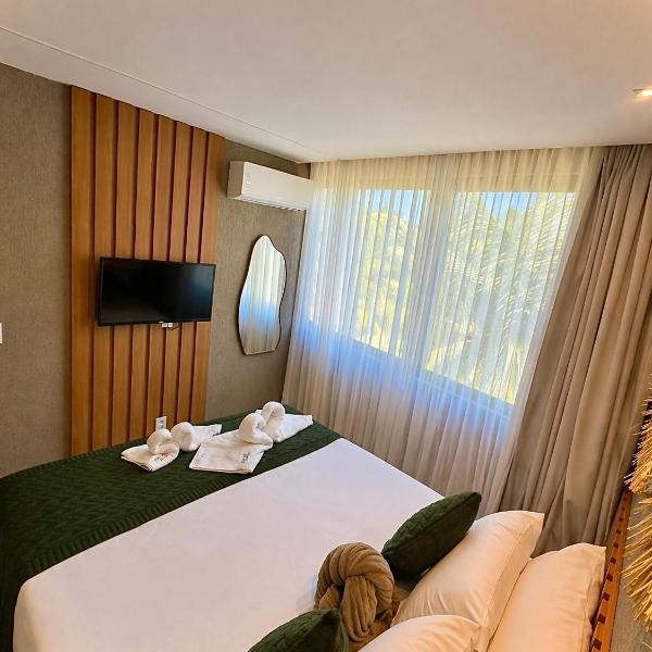 Apê completo e moderno na praia do Toque - condominio com academia , restaurante, piscina , estacionamento, quadra de beach tennis e volei Villa manah - Caroa 209 - Foto 3