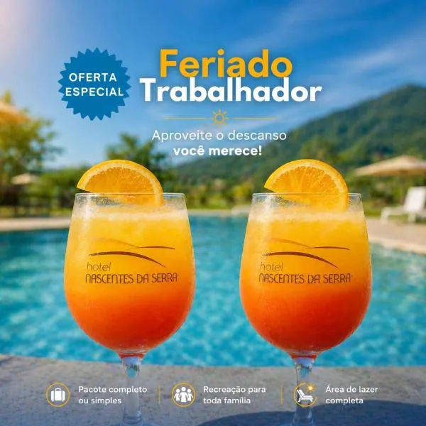 Hotel Nascentes da Serra، فندق في بوكوس دي كالداس