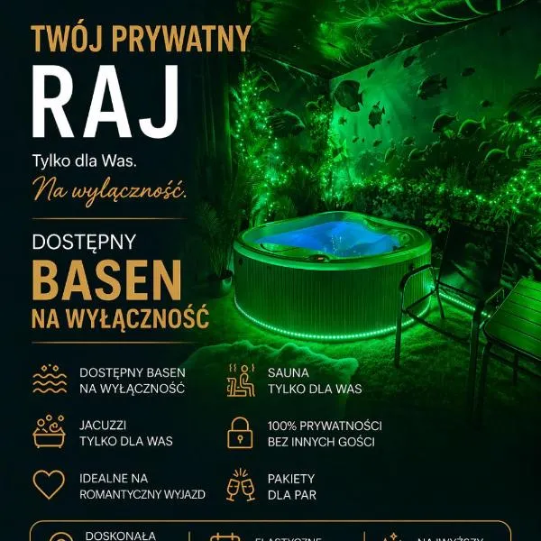 Apartament WODNY RAJ Basen Sauna Jacuzzi, hotel u gradu Žešov