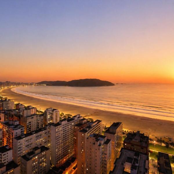 Apê Maravilhoso no Boqueirão, em Santos, com 2 Quartos e uma Suíte, próximo à Praia e aos Cruzeiros