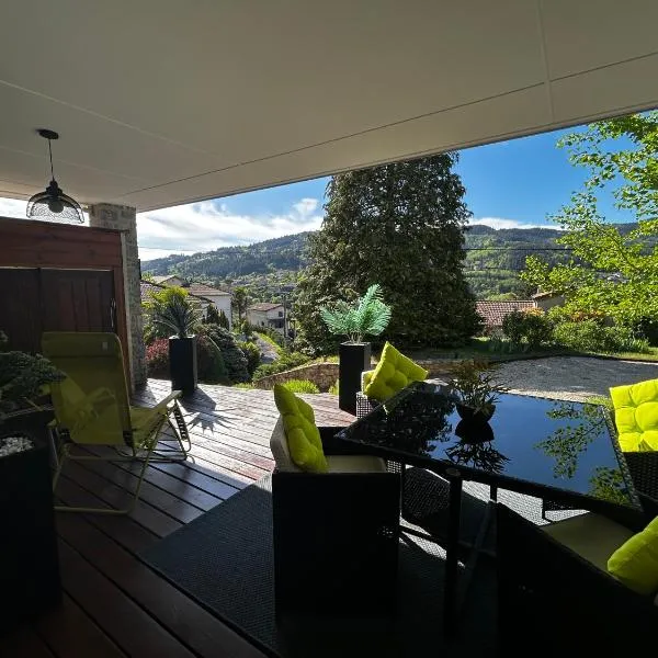 Chambre d'hôtes de la Riaille 400 m de la dolce via, hotel Le Cheylard-ban