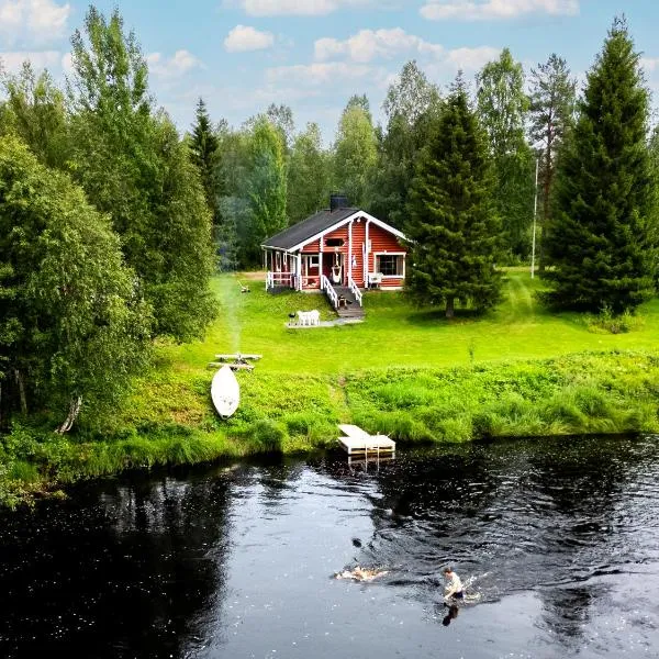 Lapin Villa Hiisi joen rannalla, готель у місті Рануа