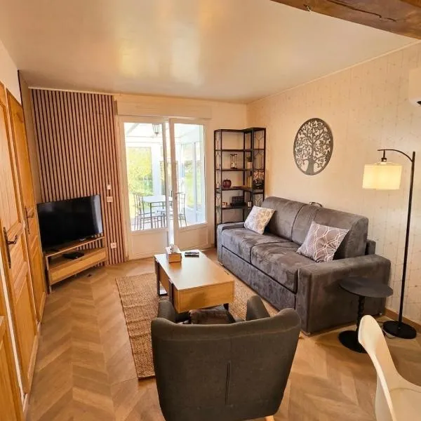 Pont-lʼÉvêque में, होटल Le passage, maisonnette cosy classée 4 étoiles