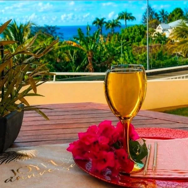 Studio vue sur la mer, piscine - L'Oasis de Tartane, hotel v destinaci La Trinité