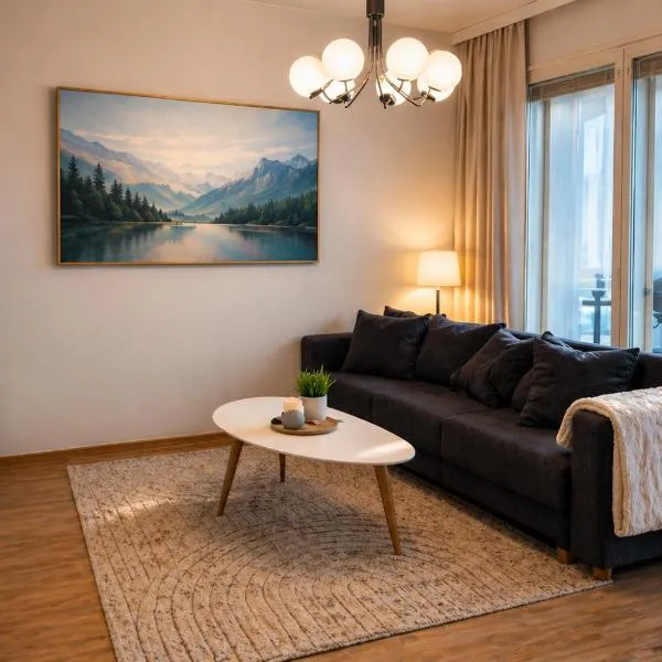 Modern 2BR near OYS hospital, sauna & free parking, hotel Ouluban