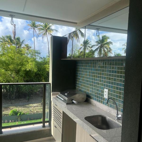 Beira Mar Carneiros com Varanda Gourmet- Dois Quartos- Galapagus - Foto 3
