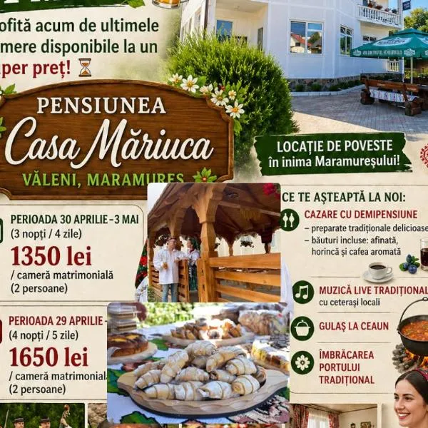 Viesnīca Pensiunea Casa Mariuca pilsētā Văleni