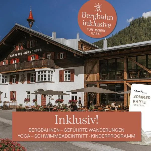 Landhaus Albert Murr inkl Premium Sommerkarte, hotel in Sankt Anton am Arlberg