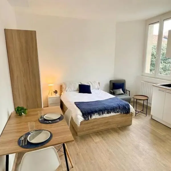 Rare Find Brand New & Fully Equipped Studio, hotel a Saint-Étienne