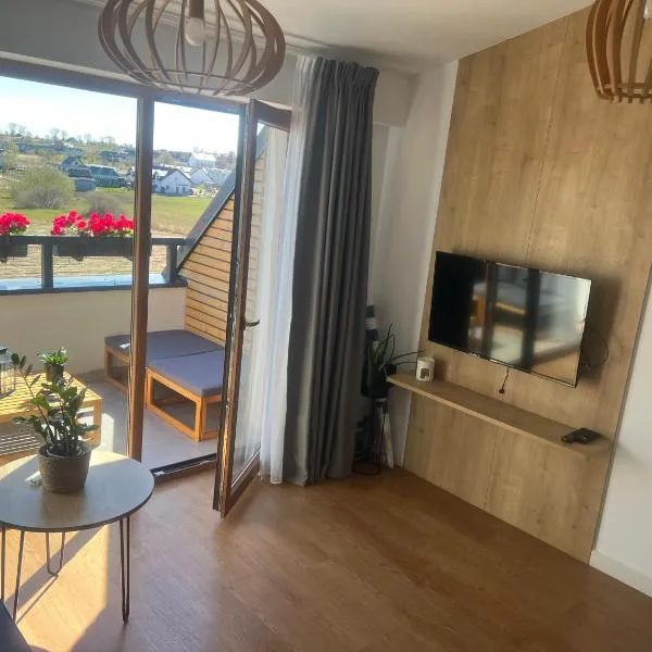 Apartament Niebieski Centrum Sarbinowo w budynku z restauracją, BASEN ZEWNĘTRZNY, PARKING W CENIE, hotel v mestu Sarbinowo