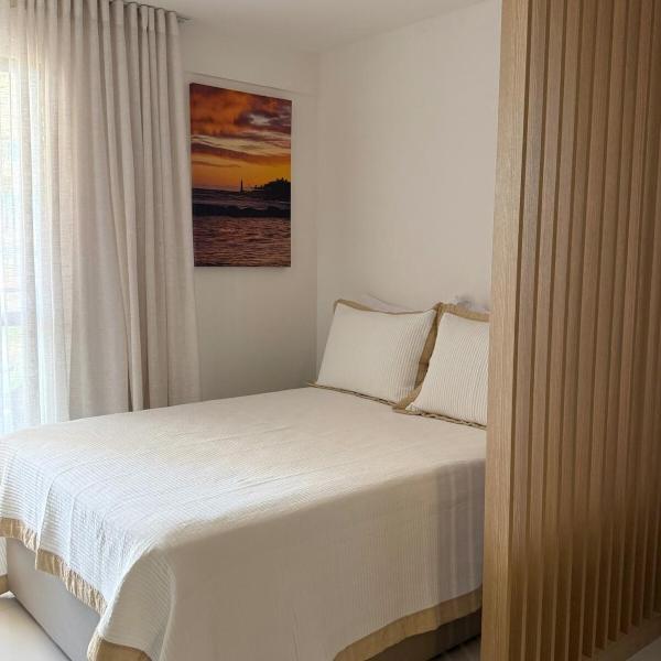 Studio bem decorado na beira do mar da Bahia - Foto 2