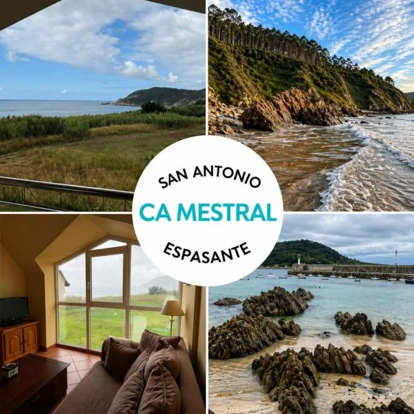 Ca Mestral Espasante San Antonio - Vistas espectaculares, hotel en Porto de Espasante
