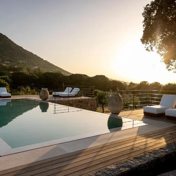 Les Paillers de Bodri - Vue mer et piscine - Adults Only, hotel a Corbara