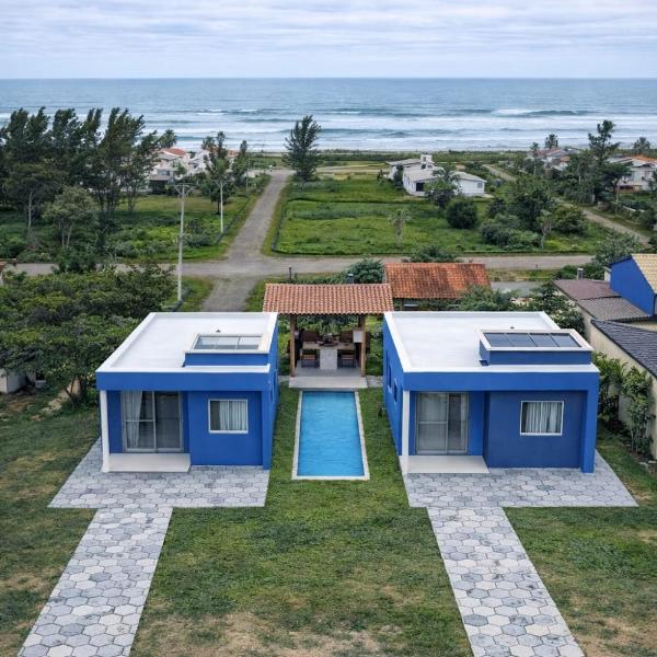Casa aconchegante com quiosque e piscina perto duna e mar em torres