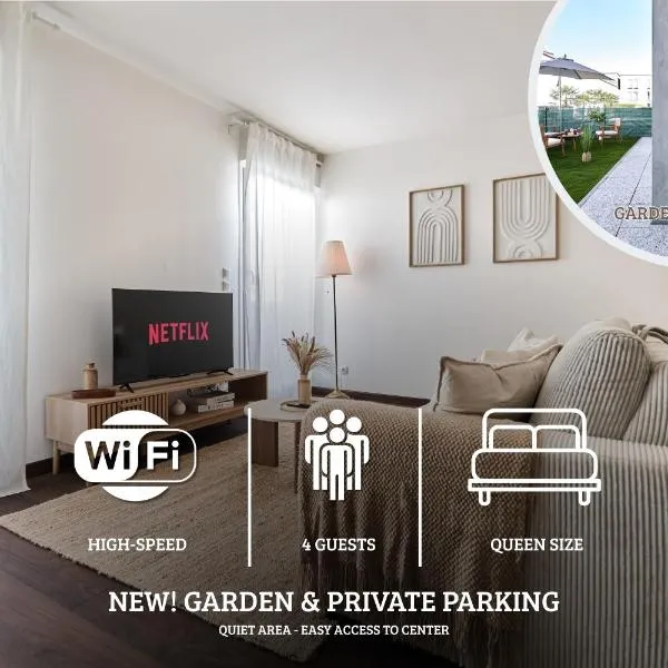 Lin & Bois - Jardin & Parking privé - Centre, hotel in Reims