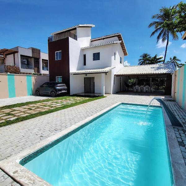 Refúgio Guarajuba, 50m da Praia, Piscina, Recarga EV, área gourmet, churrasqueira