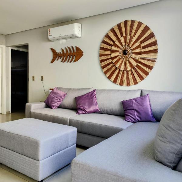 F1- Apto Beira Mar - 2 Suítes e sala c/ar cond 1 Garagem (Em 6X) - Foto 3