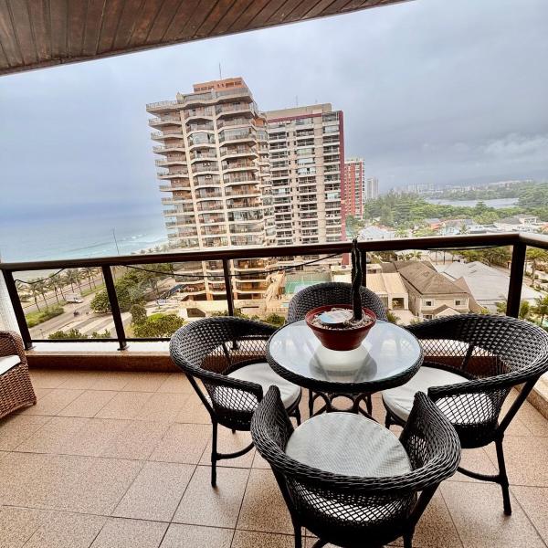 Apartamento Vista Mar Praia Barra da Tijuca para 2 pessoas - Condomínio La Reserve