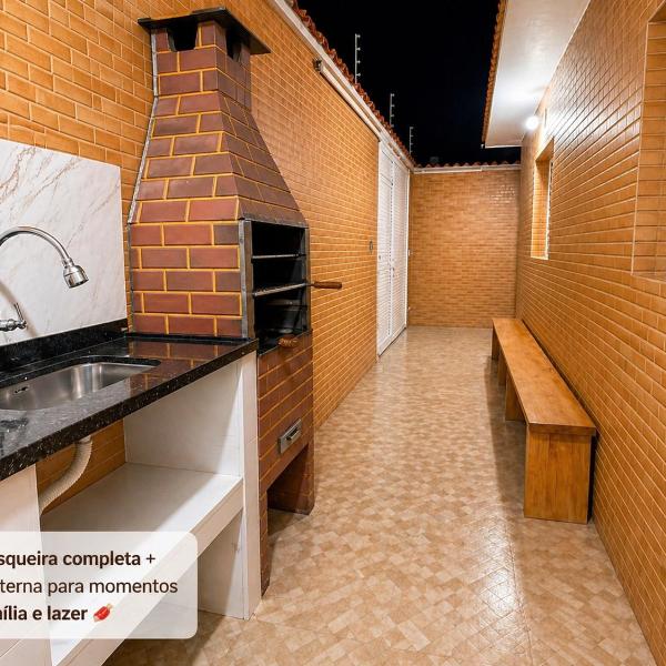 Casa com 4 quartos piscina privativa e churrasqueira a 100m da praia ideal para familias - Foto 4