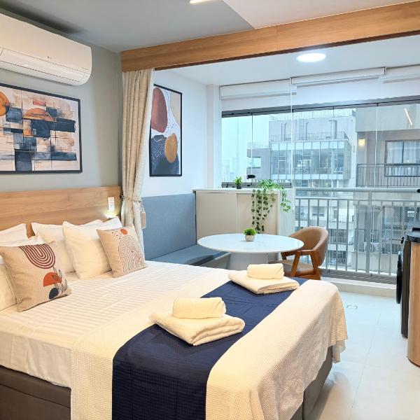 Studio Premium na Vila Madalena | Metrô, Allianz