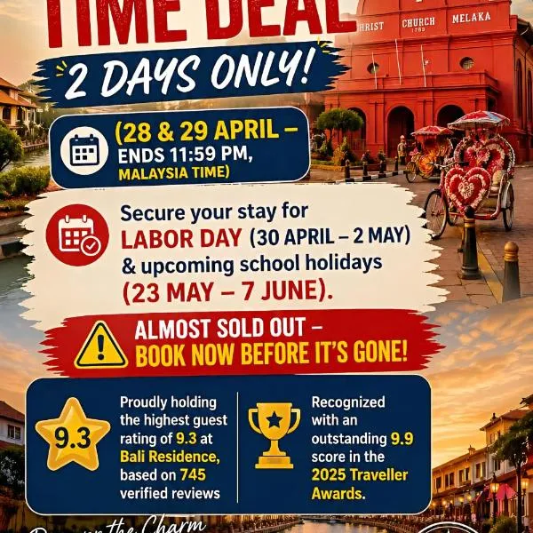 Viesnīca Bali Residence Waterpark Executive Suites Melaka By GGM pilsētā Melaka