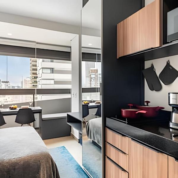 BHaus VN Oscar Freire | Studio compacto 20m2 | Vista Jardins 16o andar | Coworking | Locker | Minimercado | Academia | Lavanderia | Ao lado do Metrô | Estacionamento pago no prédio | of18 - Foto 5