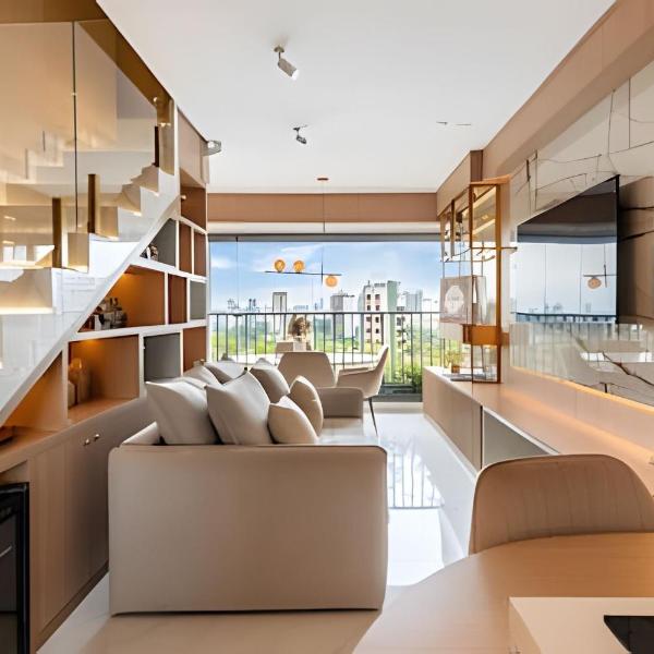 BHaus Moema For You | Loft Duplex Deluxe | Vista Incrível 13o andar | Academia | Lavanderia pay per use | Ao lado do metrô | 4um