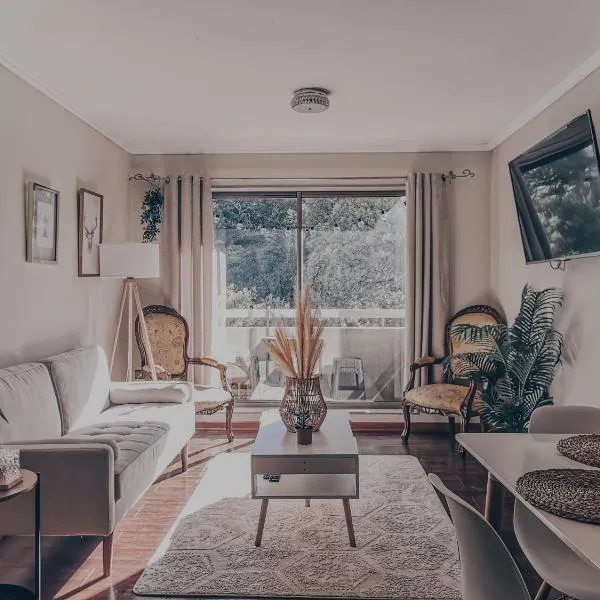 Hermoso Departamento Central en Concepción - hasta 4 camas - 2 Dormitorios - 1 Baño - 1 Estacionamiento - Mejor Evaluado en Chile 2023-2025 - Incluye Consola de Juegos Retro - Te ayudo con panoramas, hotel v destinaci Concepción