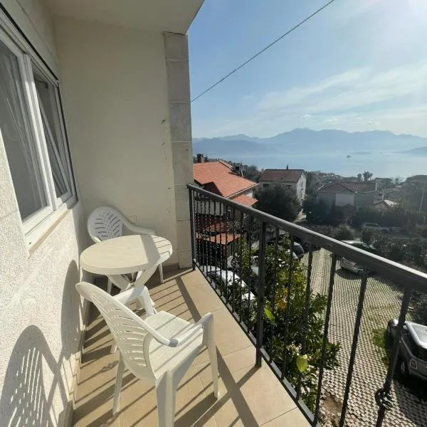 Mimosa Sun Apartment - with stunning seaview overlooking Boka Bay, hotel in Đenovići