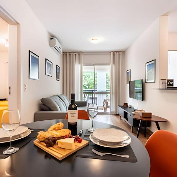 BHaus Morumbi Estádio Andalus Einstein | Grand Apartment com Varanda | 1o andar | Academia | Piscina | Lavanderia pay per use | Minimercado | Recepção 24h | Vaga de Garagem | ad8 - Foto 5
