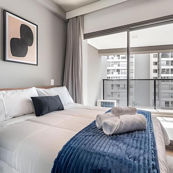 BHaus ON Vila Madalena | Studio Premium com Varanda | 6o andar | Próximo ao Metrô | Lavanderia pay per use | Coworking | Academia | Recepção 24h | vm65