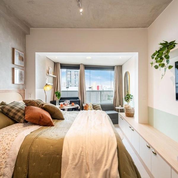 BHaus ON Vila Madalena | Studio Premium | Próximo ao Metrô | Lavanderia pay per use | Coworking | Academia | Recepção 24h | Acomoda 3 pessoas | vm25 - Foto 5