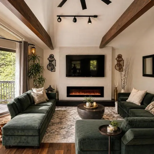 Zen Spa Oasis Retreat Sauna/Hotub/Firepit/Fun/Gameroom, hotel v mestu Blakeslee