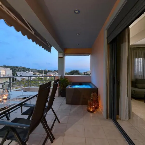 Lagonisi luxurious residence Nelly's Jacuzzi house: Kalívia Thorikoú şehrinde bir otel