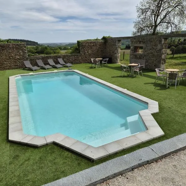 Au fer à cheval, hotel en Gandelain