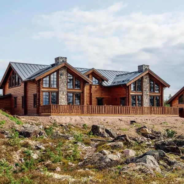 Viesnīca Älgen en fjällstuga med stor altan i sydväst i Idre Bergsby pilsētā Idre