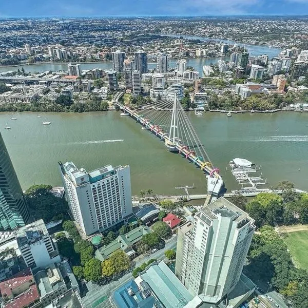 Premium CBD Skytower Stay Sleeps 5 Free Parking x1, hotel a Brisbane