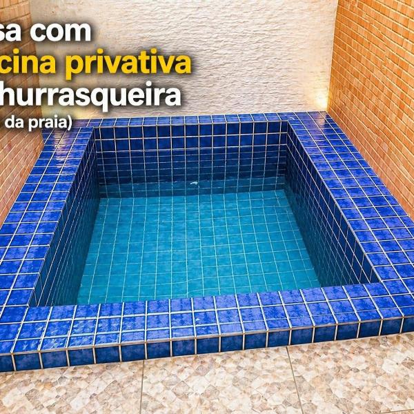 Casa com 4 quartos piscina privativa e churrasqueira a 100m da praia ideal para familias - Foto 2